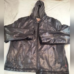 Men's Black Leather Jacket